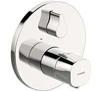 Hansa Hansaliving Mitigeur de bain et douche, set de finition/thermostat, rond, sans dispositif de sÃ©curitÃ©, 81149552 - 81149552