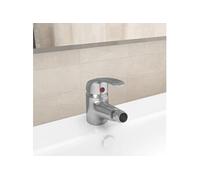 Mitigeur de Bidet de Salle de Bain Robinet de Cuisine Salle d'Eau Mitigeur de Salle de Bain Robinet de Lavabo Maison Intérieur Argenté 13x12 cm
