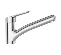 Mitigeur de cuisine chromé avec douchette extractible Okyris Porcher