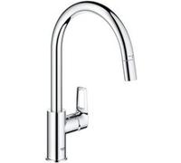 Mitigeur de cuisine GROHE StartLoop - Chromé - Bec haut en C - Mousseur extractible - 30556000 G