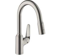 Robinet Cuisine Douchette Hansgrohe M42 Finition Inox (71801800)