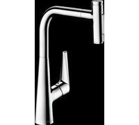 Mitigeur de cuisine HANSGROHE Talis Select M51 - Douchette extractible 2 jets - 7282