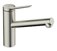 Hansgrohe Mitigeur de cuisine Zesis ComfortZone 150, 1 jet, saillie 220 mm, Inox 74802800