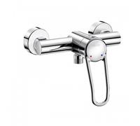 Mitigeur de douche à manette ajourée basse Securitouch DELABIE