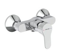 Mitigeur de douche chromé à montage mural Olyos Porcher