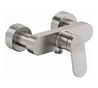 Duravit Wave Mitigeur monocommandÃ© pour douche apparente, saillie 78 mm, WA42300000, Coloris: acier inoxydable brossÃ© - WA4230000070