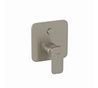 Mitigeur de douche encastré Kludi 42763N575, avec unité fonctionnelle, sécurité intrinsèque, inox nickel brossé