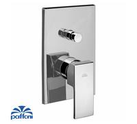 Robinet Mélangeur Douche Chrome Avec Inverseur Encastré Paffoni Level LES015