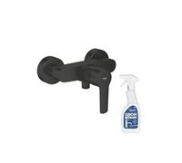 Mitigeur de douche mécanique Start noir mat + nettoyant