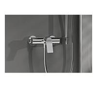 Mitigeur de douche monocommande hansgrohe 75623000 apparent, avec silencieux, chromé