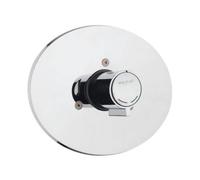 Mitigeur de douche temporisé à bouton Chrome
