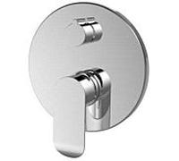 Mitigeur de douche tendance Fukana 2666440 chromé , 2 Verbraucher