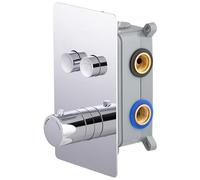 Mitigeur de douche thermostatique à encastrer SWITCHEA chromé by EUROSANIT