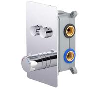 Mitigeur de douche thermostatique à encastrer SWITCHEA chromé by EUROSANIT