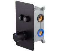 Mitigeur de douche thermostatique encastrable SWITCHEA noir by eurosanit