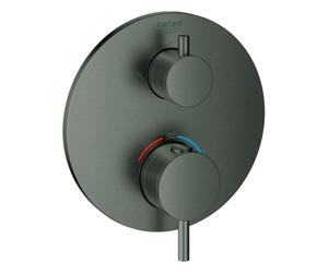 Mitigeur de douche thermostatique Grohe Atrio, 2 consommateurs, 24135AL3, Couleur: graphite dur brossé