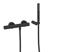 Mitigeur de douche Tres Study 26116701NM apparent, avec set baignoire-douche, noir mat