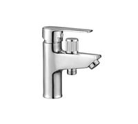 Mitigeur de Lavabo 1 Trou Finition Chromé Anti-corrosion Argent