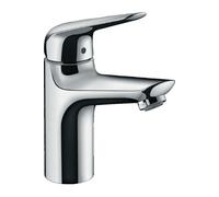 Mitigeur de lavabo 100 Novus CoolStart, bonde Push-Open finition chromé