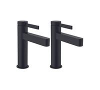 Mitigeur de lavabo 110 CoolStart, bonde Push-Open noir mat Finoris