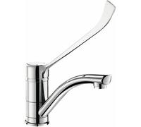 Mitigeur de lavabo mécanique monotrou avec bec orientable DELABIE 2522L