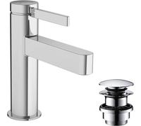 mitigeur de lavabo à levier unique Hansgrohe Finoris 100 avec vidange push-open,