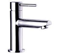 Mitigeur de lavabo AqvaZone AqvaDesign 022754750 chromé, rond, cartouche 25 mm