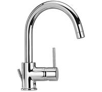 MITIGEUR DE LAVABO AVEC BEC HAUT ET LONG PIVOTANT SALICE