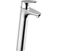 Mitigeur de lavabo Bravat Palma 3516212 avec bec haut, grande taille, bonde clic-clac, chromé