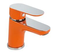Mitigeur de lavabo chromé/orange KEVON by Eurosanit