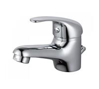 Mitigeur de lavabo chromé - Target - Base diamètre 42mm - Cartouche à disques céramique 35mm - Vidage à tirette
