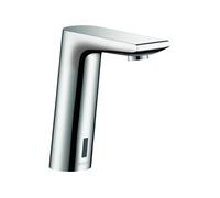 Mitigeur de lavabo électronique sans manette de réglage de température sur secteur chromé