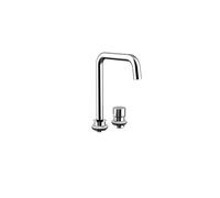 Mitigeur de lavabo emco evo, 2 trous, largeur 180 mm, sans garniture de vidage,
