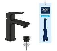 Mitigeur de lavabo - GROHE DICE - Taille S - Clic-clac - Noir mat