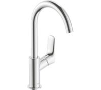 mitigeur de lavabo Hansgrohe Logis, bec pivotant, ComfortZone210, sans