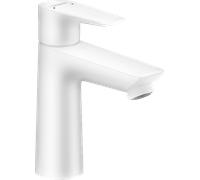 hansgrohe Talis E, mitigeur monocommande de lavabo 110, vidage automatique, saillie de 112 mm, 71710700, Couleur: blanc mat