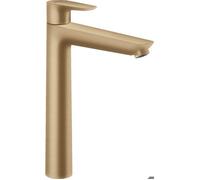 hansgrohe Talis E mitigeur monocommande de lavabo 240, vidage automatique, saillie de 183mm, 71716140, Couleur: bronze brossé