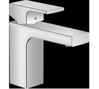 hansgrohe Vernis Shape Mitigeur monocommandÃ© pour lavabo 100 avec vidage Ã tirette, saillie 110 mm, 71561, Coloris: chrome - 71561000