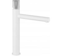 Mitigeur de lavabo haut Mexen Elba One, blanc/chrome - 74111-22
