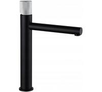 Mitigeur de lavabo haut Mexen Elba One, noir/chrome - 74111-77