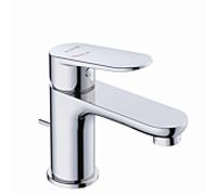 Mitigeur de lavabo Kludi X1 322630575 EcoPlus, position centrale, eau froide, avec bonde, chromé