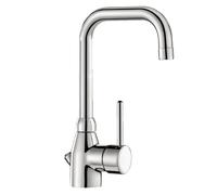 Mitigeur de lavabo mécanique monotrou avec bec orientable DELABIE 2506T1