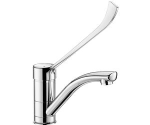 Mitigeur de lavabo mécanique monotrou avec bec orientable DELABIE 2522L