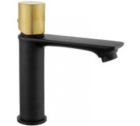 Mexen Royo One robinet de lavabo, noir/doré - 72201-75 4599 5907709112759