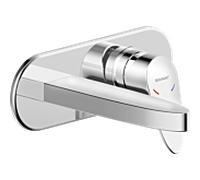 Mitigeur de lavabo mural Bravat Palma 3516462, ensemble complet, chromé