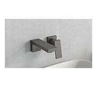 Mitigeur de lavabo mural Ideal Standard Extra BD509A5 167 x 180 x 107 mm, kit d'encastrement 2 pièces, gris magnétique