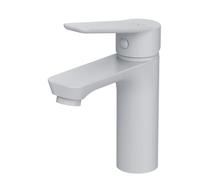 Mitigeur de Lavabo, Robinet de Salle de Bain Monocommande, Blanc Mat, Cartouche Céramique SoftMotion, Résistant aux rayures, Facile à nettoyer, Garantie 5 ans (FTA02233) AM.PM