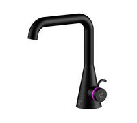Steinberg Série 310 Iconic, robinetterie électronique pour lavabo, avec vidage, saillie 152mm, 3101000S, Couleur: noir mat