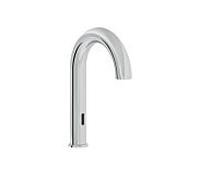 Mitigeur de lavabo VitrA Liquid Touchless monocommande A42787, saillie de 175 mm, installation monotrou, sans bonde, fonctionnement sur piles (6 V), chromé