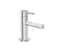 Mitigeur de lavabo VitrA Origin A42555, saillie de 105 mm, court, installation monotrou, sans bonde, chromé